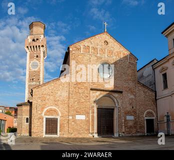 Vicenza - die Kirche Basilica dei Santi Felice e Fortunato. Stockfoto