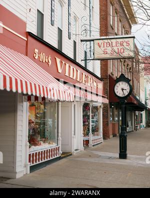 Vidlers 5 & 10 Vintage-Schild, East Aurora, New York Stockfoto