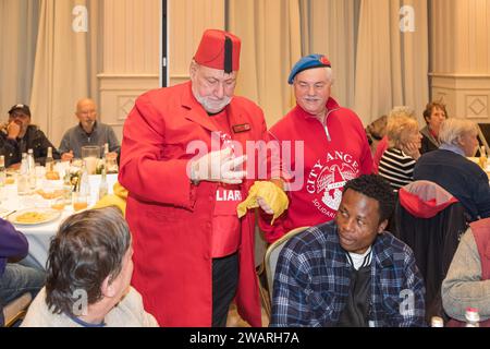 Nachrichten - LA BEFANA DEL CLOCHARD CON I CITY ANGELS ETA beta i während LA BEFANA DEL CLOCHARD CON I CITY ANGELS, Nachrichten in Mailand, Italien, 06. Januar 2024 Milano Hotel Principe di Savoia di Milano Italien Copyright: XLucaxMichelix/xLiveMediax LPN 1181624 Stockfoto