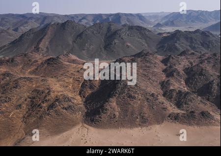 Landschaft während der ersten Etappe der Dakar 2024 am 6. Januar 2024 zwischen Al-Ula und Al Henakiyah, Saudi-Arabien Stockfoto