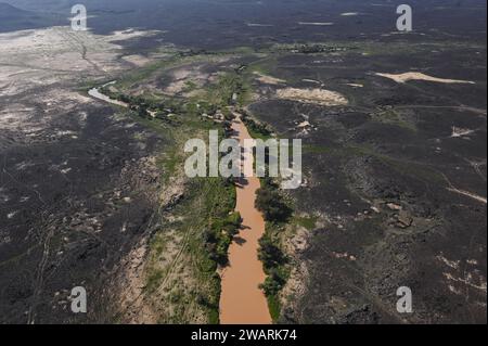 Illustration während der ersten Etappe der Dakar 2024 am 6. Januar 2024 zwischen Al-Ula und Al Henakiyah, Saudi-Arabien Stockfoto