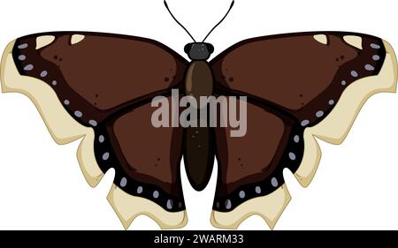 Natur Schmetterling Cartoon Vektor Illustration Stock Vektor