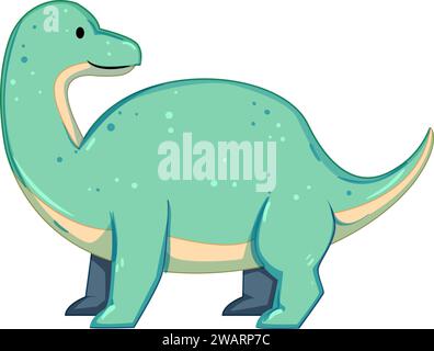 dino Dinosaurier Charakter Cartoon Vektor Illustration Stock Vektor