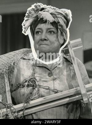 Dänische Schauspielerin in einer Filmszene, Dänemark 1950er Jahre Stockfoto