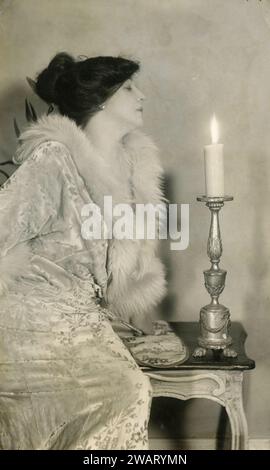Die englische Schauspielerin Beatrice Stella Tanner AKA Mrs. Patrick Campbell, 1890er Jahre Stockfoto