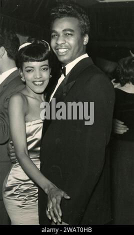 Amerikanische Tänzerin Ann Moon & Andre, afro-kubanische Tänzerinnen, 1950er Jahre Stockfoto