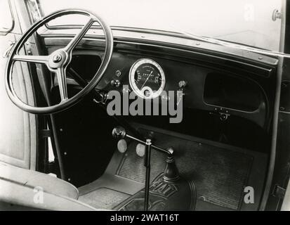 Innenausstattung des FIAT 508 Balilla Car, Italien 1930er Jahre Stockfoto