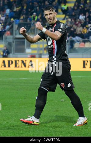 Frosinone, Italien. 6. Januar 2024, Stadio Benito Stirpe, Frosinone, Italien; Fußball der Serie A; Frosinone gegen Monza; Dany Mota von AC Monza Credit: Roberto Ramaccia/Alamy Live News Stockfoto