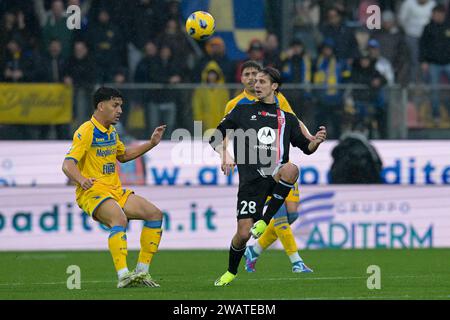 Frosinone, Italien. 6. Januar 2024, Stadio Benito Stirpe, Frosinone, Italien; Fußball der Serie A; Frosinone gegen Monza; Andrea Colpani von AC Monza Credit: Roberto Ramaccia/Alamy Live News Stockfoto