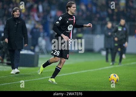 Frosinone, Italien. 6. Januar 2024, Stadio Benito Stirpe, Frosinone, Italien; Fußball der Serie A; Frosinone gegen Monza; Andrea Colpani von AC Monza Credit: Roberto Ramaccia/Alamy Live News Stockfoto