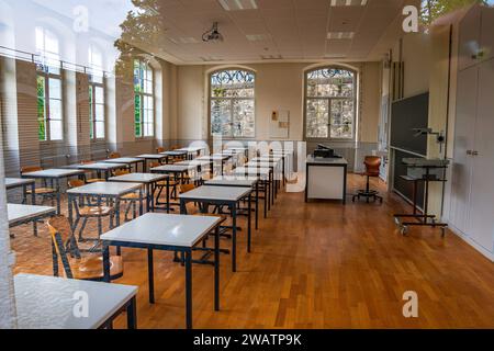 Genf, Schweiz - 8. September 2023: Genf Schweiz die Collge Calvin ist die älteste öffentliche Sekundarschule, die 1559 von John gegründet wurde Stockfoto