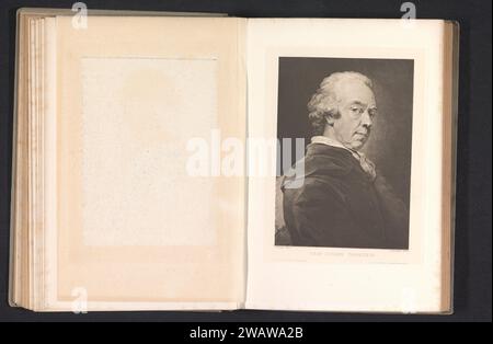 Fotoproduktion von einem Druck zum Gemälde, das ein Porträt von Johann černičew, Anonym, nach Vincenz Georg Kininger, nach Friedrich Heinrich Füger, um 1878 - in oder vor 1883 photomechanischen Druckpapier erwachsener Mann darstellt Stockfoto