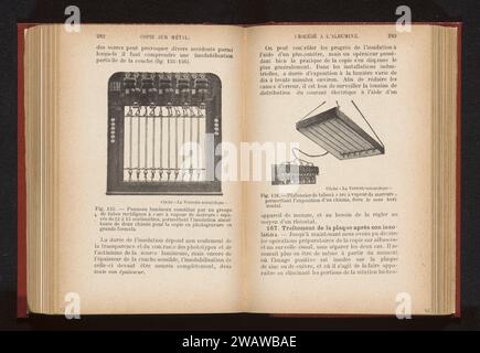 Vorrichtung zum Aufnehmen von Fotos oder fotomechanischen Abzügen auf großformatigen, anonymen, ca. 1922 - in oder vor 1932 fotomechanischen Druckpapieren Fotoapparate Stockfoto