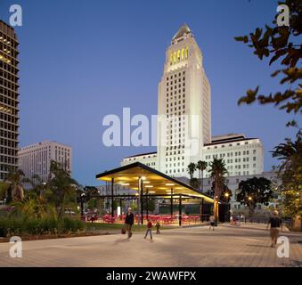 Gloria Molina Grand Park in der Innenstadt von Los Angeles Stockfoto