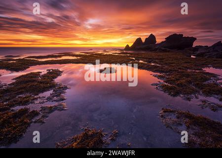 Batu Mejan, Tabanan, Bali - Indonesien Nikon D7100 Tokina 11-16mm Lee 0,9 + 0,6 hart graduiert ND Stockfoto