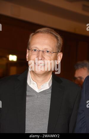 Bernhard Stiedl DGB Vorsitzender Bayern München 06.01.2024 Hofbräukeller SPD Dreikoenigstreff München *** Bernhard Stiedl DGB Vorsitzender Bayern München 06 01 2024 Hofbräukeller SPD Dreikoenigstreff München Stockfoto