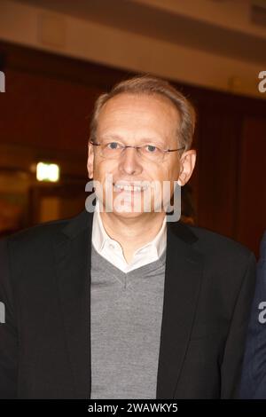 Bernhard Stiedl DGB Vorsitzender Bayern München 06.01.2024 Hofbräukeller SPD Dreikoenigstreff München *** Bernhard Stiedl DGB Vorsitzender Bayern München 06 01 2024 Hofbräukeller SPD Dreikoenigstreff München Stockfoto