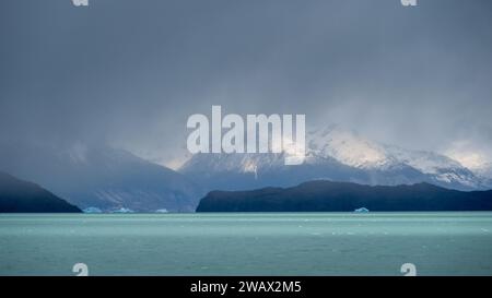 Eisberge Des Upsala-Gletschers, Argentino-See, Patagonien Stockfoto