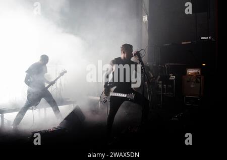 Cult of Luna im Fuzz Live Music Club, Athen/Griechenland, Oktober 2022 Stockfoto