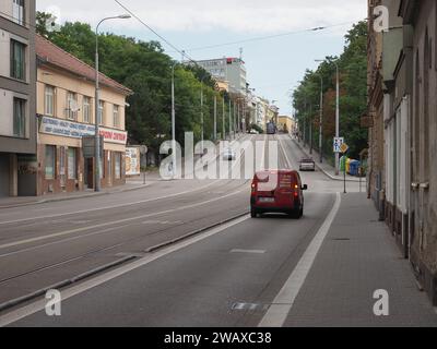 BRÜNN, TSCHECHISCHE REPUBLIK - CA. SEPTEMBER 2022: Blick auf die Stadt Stockfoto