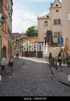 BRÜNN, TSCHECHISCHE REPUBLIK - CA. SEPTEMBER 2022: Blick auf die Stadt Stockfoto