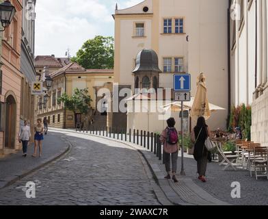 BRÜNN, TSCHECHISCHE REPUBLIK - CA. SEPTEMBER 2022: Blick auf die Stadt Stockfoto