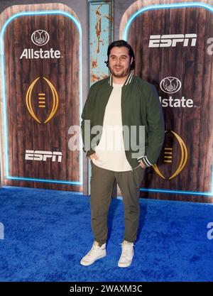 Houston, Usa. Januar 2024. Ravech nimmt am 6. Januar 2024 an der ESPN and College Football Playoff Allstate Party bei The Post in Houston, Texas Teil. (Foto: Jerome Hicks/SIPA USA) Credit: SIPA USA/Alamy Live News Stockfoto