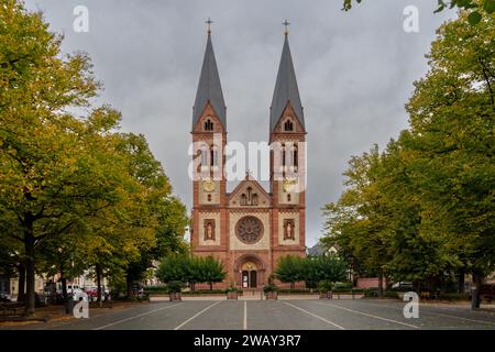 Spaziergang entlang des langen neckars Stockfoto