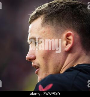 Leverkusen, Deutschland. Januar 2024. Florian Wirtz (Leverkusen) Bayer Leverkusen - FC Venedig 07.01.2024 Copyright (nur für journalistische Zwecke) Stockfoto