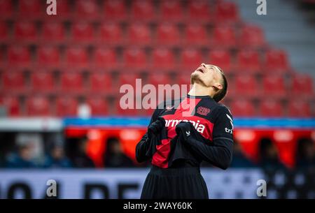 Leverkusen, Deutschland. Januar 2024. Florian Wirtz (Leverkusen) Bayer Leverkusen - FC Venedig 07.01.2024 Copyright (nur für journalistische Zwecke) Stockfoto