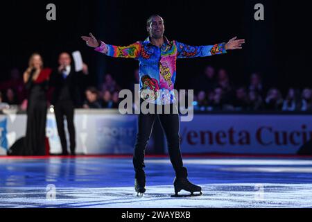 Bologna, Italien. Januar 2024. Philip Warren trat 2024 auf Bol on Ice - Plushenko and Friends, Eislaufwettbewerb in Bologna, Italien, 06. Januar 2024 Credit: Independent Photo Agency/Alamy Live News Stockfoto