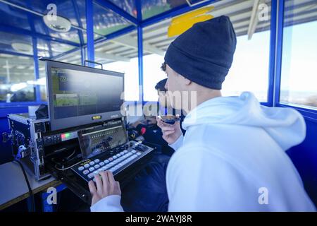 Cadiz, Spanien. Januar 2024. Cadiz, 01.07.2024, Estadio Antonio Barbadillo, niederländische Eredivisie, Fußballsaison 2023/2024. Trainingskamp Ajax, Freundschaft zwischen Ajax und Hannover'96, Livestream of the Match Credit: Pro Shots/Alamy Live News Stockfoto