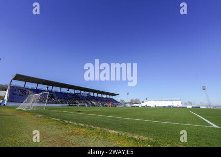 Cadiz, Spanien. Januar 2024. Cadiz, 01.07.2024, Estadio Antonio Barbadillo, niederländische Eredivisie, Fußballsaison 2023/2024. Trainingskamp Ajax, Freundschaft zwischen Ajax und Hannover'96, Überblick während des Spiels Credit: Pro Shots/Alamy Live News Stockfoto