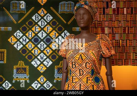 Africa Fashion Ausstellung im Brooklyn Museum in Brooklyn NYC Stockfoto