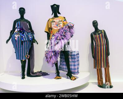 Africa Fashion Ausstellung im Brooklyn Museum in Brooklyn NYC Stockfoto