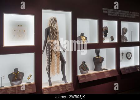 Africa Fashion Ausstellung im Brooklyn Museum in Brooklyn NYC Stockfoto