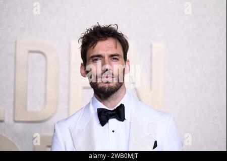 Beverly Hills, Usa. Januar 2024. Sam Claflin. Bei den 81. Golden Globe Awards im Beverly Hilton Hotel am 7. Januar 2024 in Beverly Hills, Kalifornien. Quelle: PMC/Alamy Live News Stockfoto
