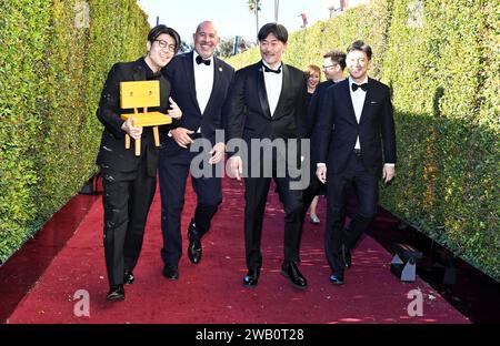 Beverly Hills, Usa. Januar 2024. Bei den 81. Golden Globe Awards im Beverly Hilton Hotel am 7. Januar 2024 in Beverly Hills, Kalifornien. Quelle: PMC/Alamy Live News Stockfoto