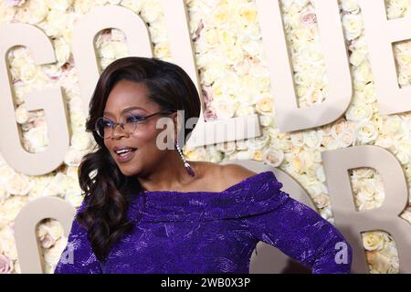 Beverly Hills, Usa. Januar 2024. Bei den 81. Golden Globe Awards im Beverly Hilton Hotel am 7. Januar 2024 in Beverly Hills, Kalifornien. Quelle: PMC/Alamy Live News Stockfoto