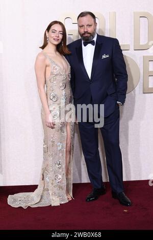Beverly Hills, Usa. Januar 2024. Bei den 81. Golden Globe Awards im Beverly Hilton Hotel am 7. Januar 2024 in Beverly Hills, Kalifornien. Quelle: PMC/Alamy Live News Stockfoto