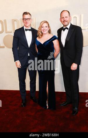 Beverly Hills, Usa. Januar 2024. Bei den 81. Golden Globe Awards im Beverly Hilton Hotel am 7. Januar 2024 in Beverly Hills, Kalifornien. Quelle: PMC/Alamy Live News Stockfoto