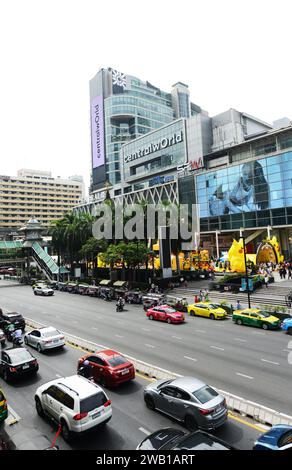 Das Einkaufszentrum Cental World auf der Rama I rd. In Bangkok, Thailand. Stockfoto