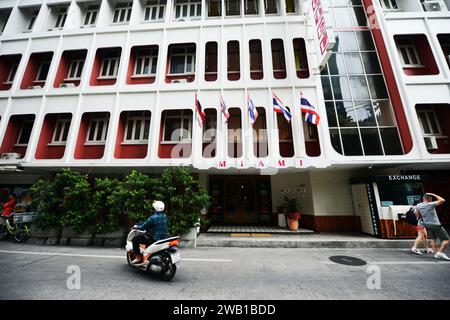 The Miami Hotel on Soi 13 Sukhumvit Road, Bangkok, Thailand. Stockfoto