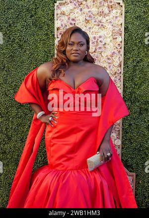 Beverly Hills, Usa. Januar 2023. Danielle Brooks bei den 81. Golden Globe Awards im Beverly Hilton Hotel am 7. Januar 2024 in Beverly Hills, Kalifornien. Quelle: PMC/Alamy Live News Stockfoto