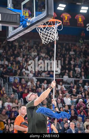 Barcelona, Spanien. Januar 2024. Liga ACB Spiel zwischen Barca und Monbus Obradorio am 7. Januar 2024 in Barcelona. (Foto/Felipe Mondino) Credit: Unabhängige Fotoagentur/Alamy Live News Stockfoto