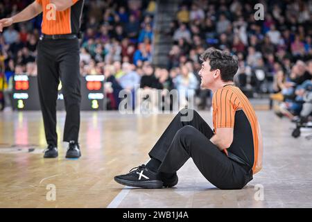 Barcelona, Spanien. Januar 2024. Liga ACB Spiel zwischen Barca und Monbus Obradorio am 7. Januar 2024 in Barcelona. (Foto/Felipe Mondino) Credit: Unabhängige Fotoagentur/Alamy Live News Stockfoto