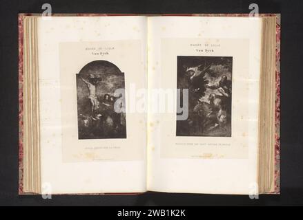 Fotoproduktion eines Gemäldes von Anthony van Dyck, das Wunder von Antonius van Padua, Anonym, nach Anthony Van Dyck, um 1862 - in oder vor 1872 photomechanischen Druck Lille Papier wundersame Aktivitäten und Ereignisse  St. Antonius von Padua Stockfoto