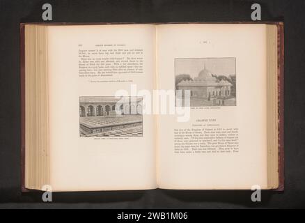 Akbars Grab in Sikandra, bei Agra, anonym, um 1883 - in oder vor 1893 fotomechanischer Druck AGRAPARIS Papier Schein-Grab, Cenotaph. Mausoleum Mausoleum van akbar Stockfoto