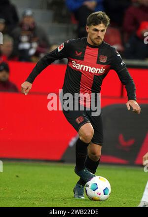 Fussball, Testspiel, Freundschaftsspiel, Bayer 04 Leverkusen - Vanezia FC, 07.01.2024, BayArena Leverkusen Jonas Hofmann, Bayer 04 Leverkusen Aktion, Einzelbild, FotoCopyright Gladys Chai von der Laage DFL-Vorschriften verbieten die Verwendung von Fotografien als Bildsequenzen und/oder Quasi-Video. Stockfoto