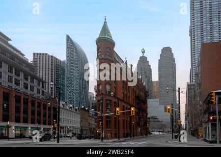 Gooderham Building im Zentrum von Toronto, Ontario, Kanada Stockfoto